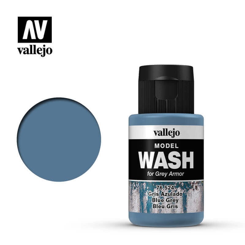 Vallejo Blue Grey Model Wash 35ml Bottle 76.524