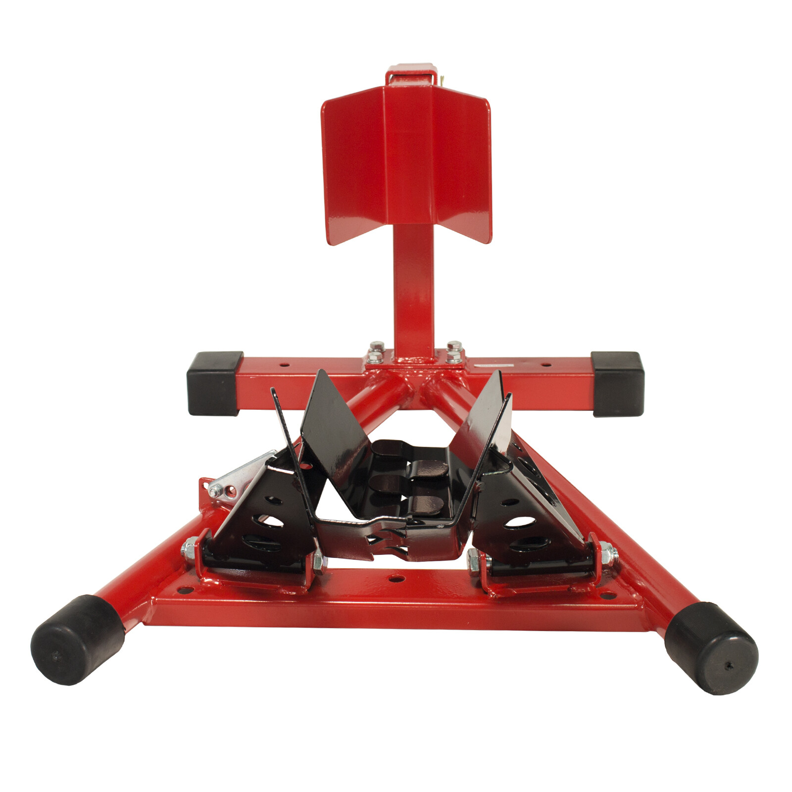 Dragway Tools Motorcycle Wheel Chock Locking & Adjusting Stand 16" - 21" Tire