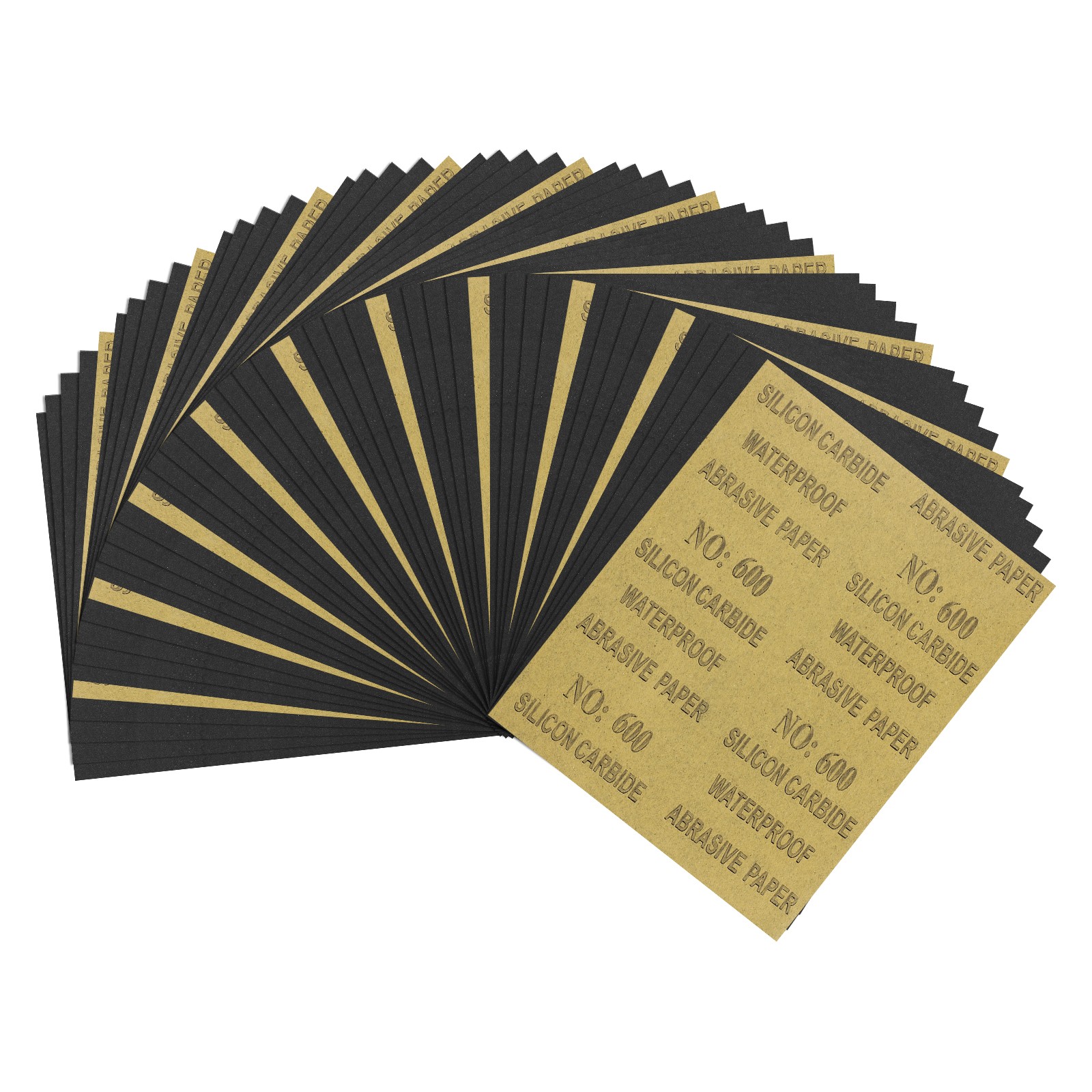 50pcs Sand Papers - [9 x 11 Inch x 600 Grits] Sandpaper Sheets