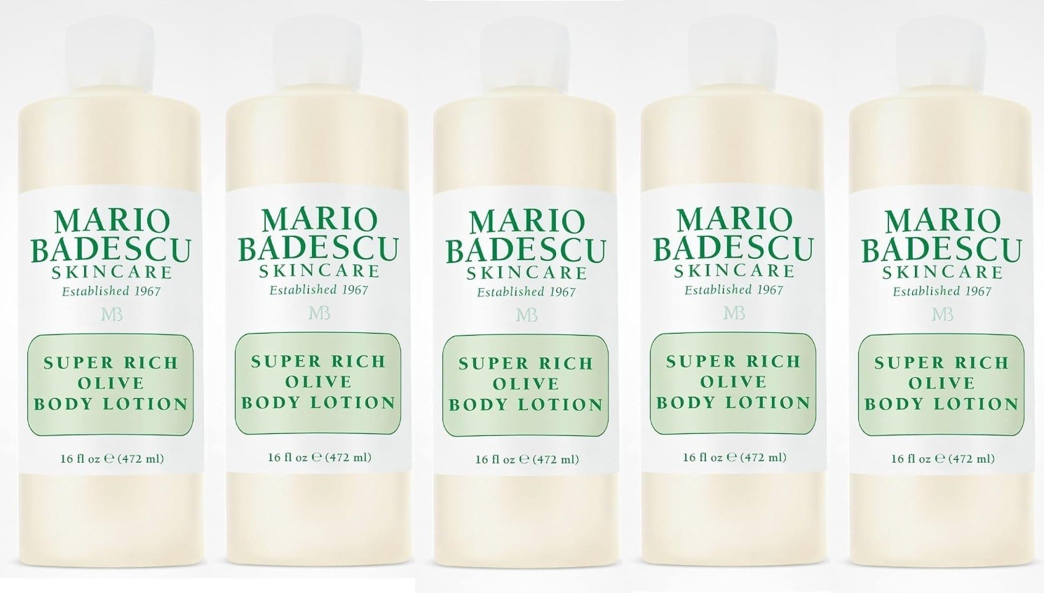 5 Mario Badescu Skin Care Super Rich Olive Body Lotion All Skin Types 16 oz