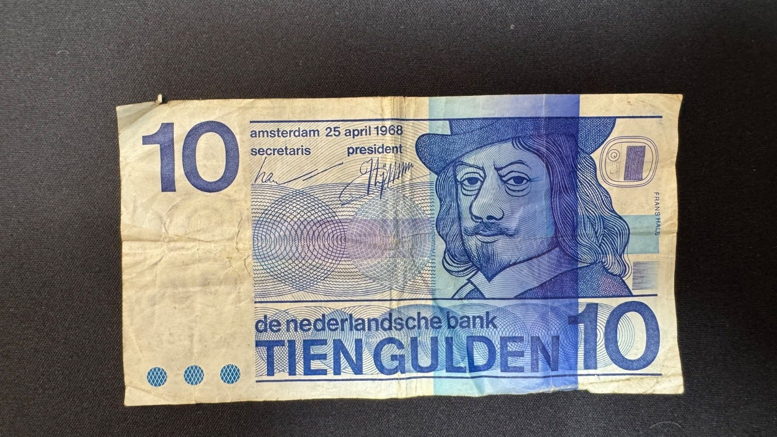 Netherlands 10 Gulden 1968 Banknote