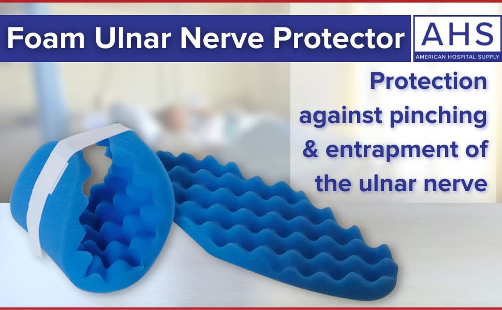 AHS Adjustable Foam Positioner | Ulnar Nerve Protector | Decubitus Care Elbow...