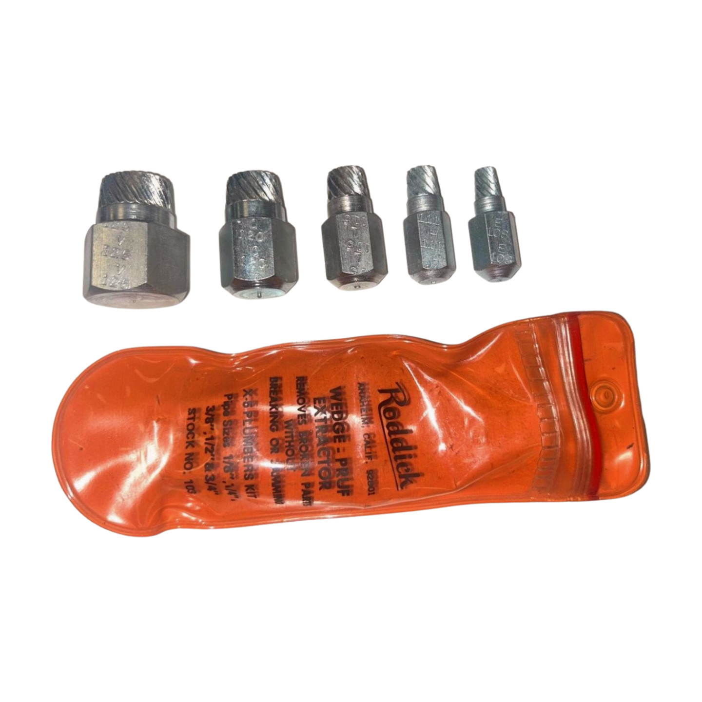 Roddick Wedge-Pruf Extractor set #103, 5 pcs