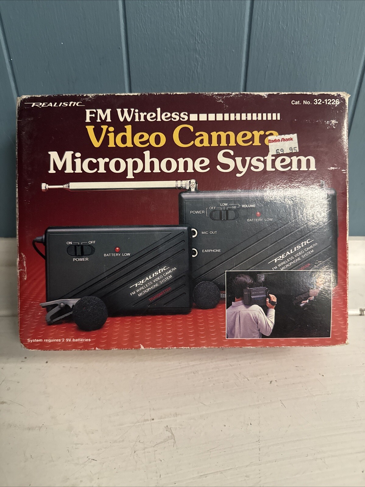 Realistic 32-1226 FM Wireless Video Camera Microphone System NOT TESTED Used