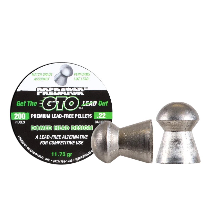 Predator GTO Lead-Free .22 Cal, 11.75 gr-200 Ct