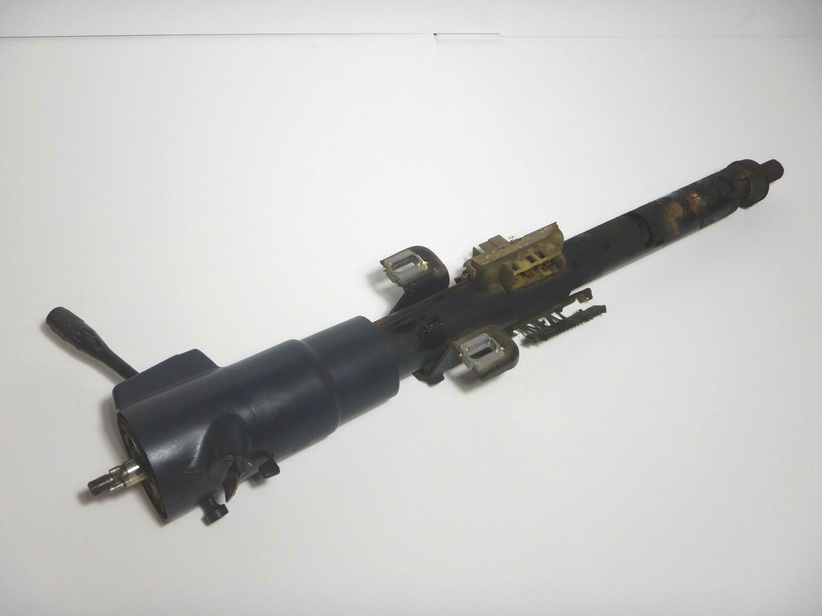 Jeep Wrangler YJ 1987-1995 Manual Shift Steering Column GREY With Key NON TILT