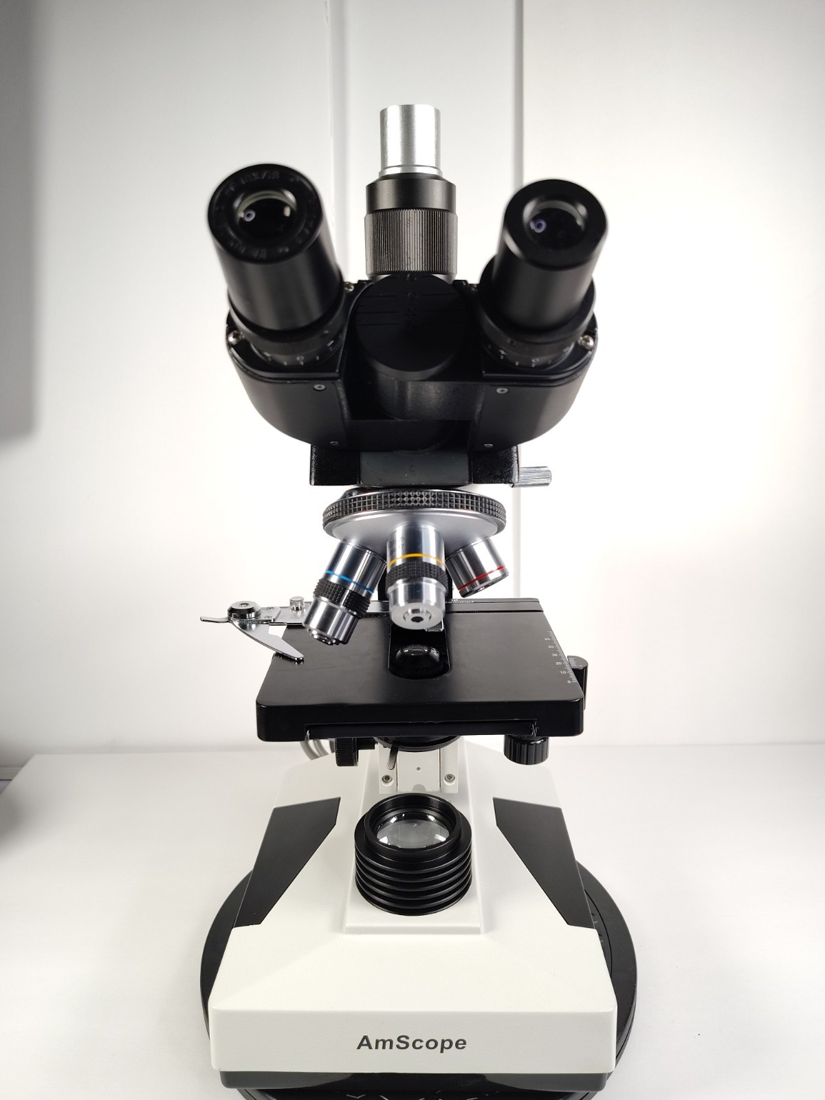 AmScope Lab Clinic Vet Trinocular Compound Microscope