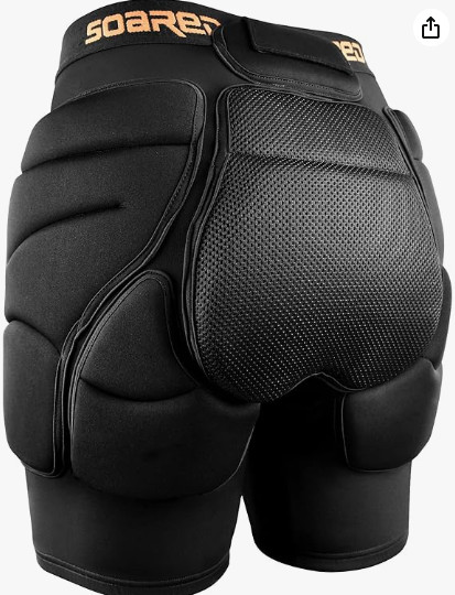 SOARED Protection Hip Butt XPE Padded Shorts for skateboarding, ski, snowboard