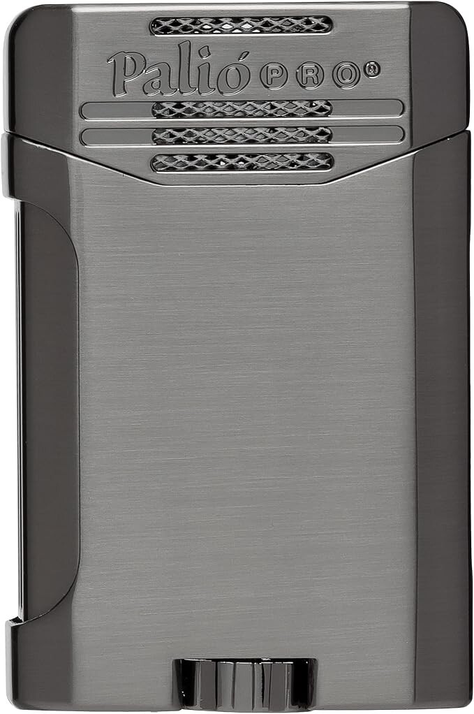 PALIO® Pro , Antares Double-Jet Torch Lighter. Side Squeeze Ignition, Gunmetal