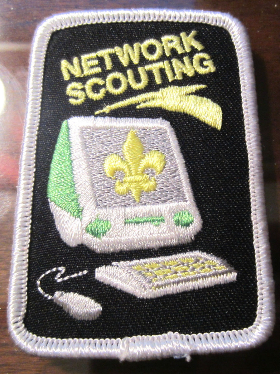 Uniform Patch Boy Scout Bsa Network Scouting Computer Mouse Keyboard Black Gold