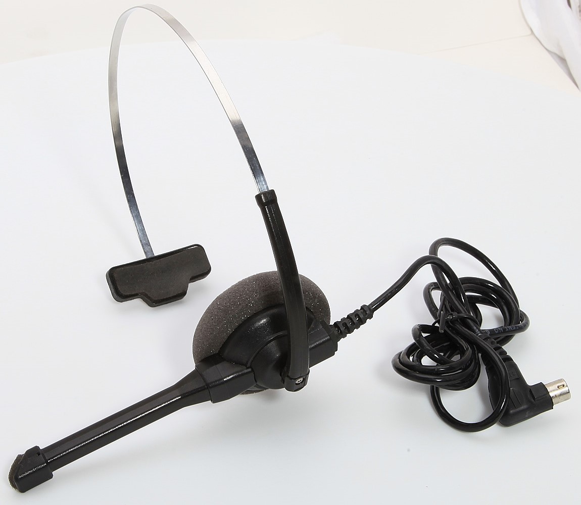 HME HS12 Headset & Microphone For COM6000 Wireless Drive Thru Intercom Beltpacks