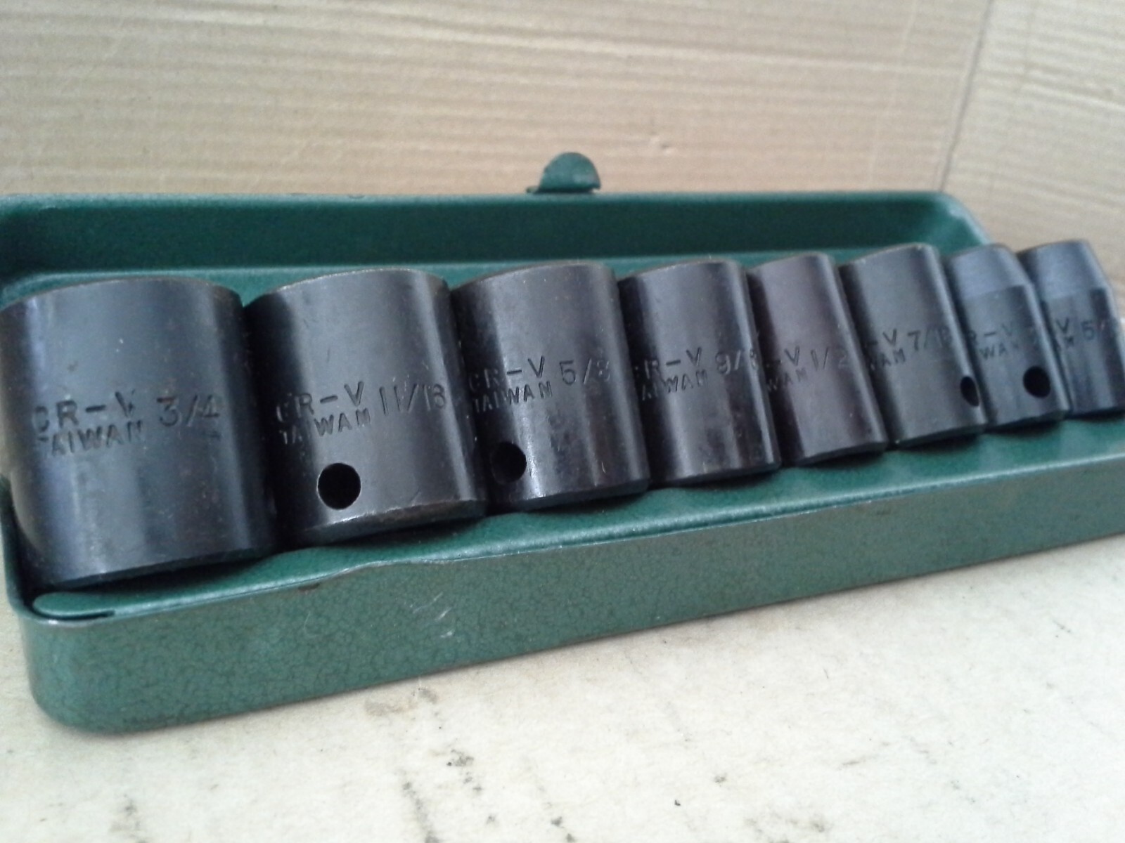 Central Forge 8 Piece Impact Socket Set. Very good condition