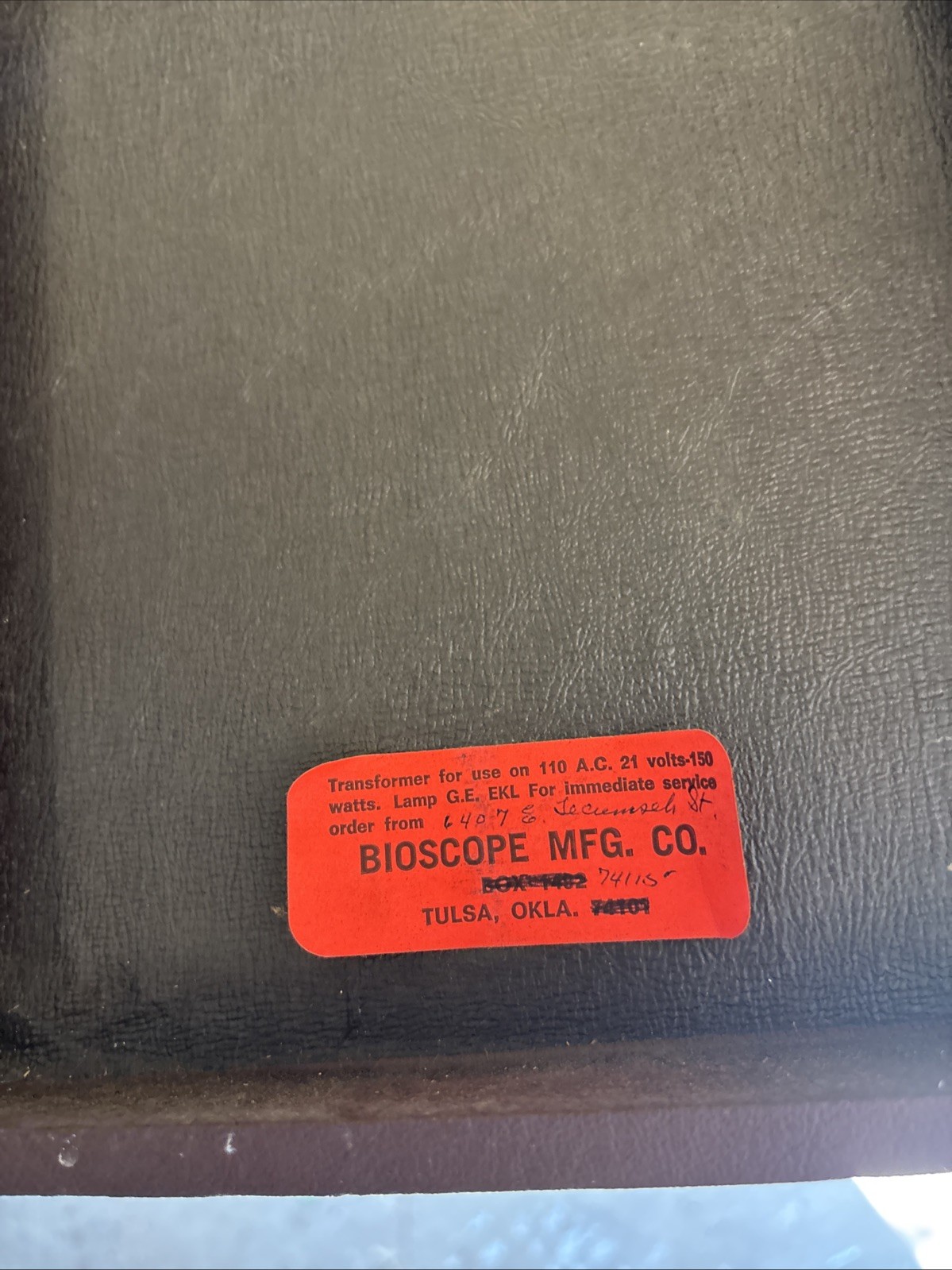 ANTIQUE / VINTAGE BIOSCOPE 500 SERIES MICROPROJECTOR