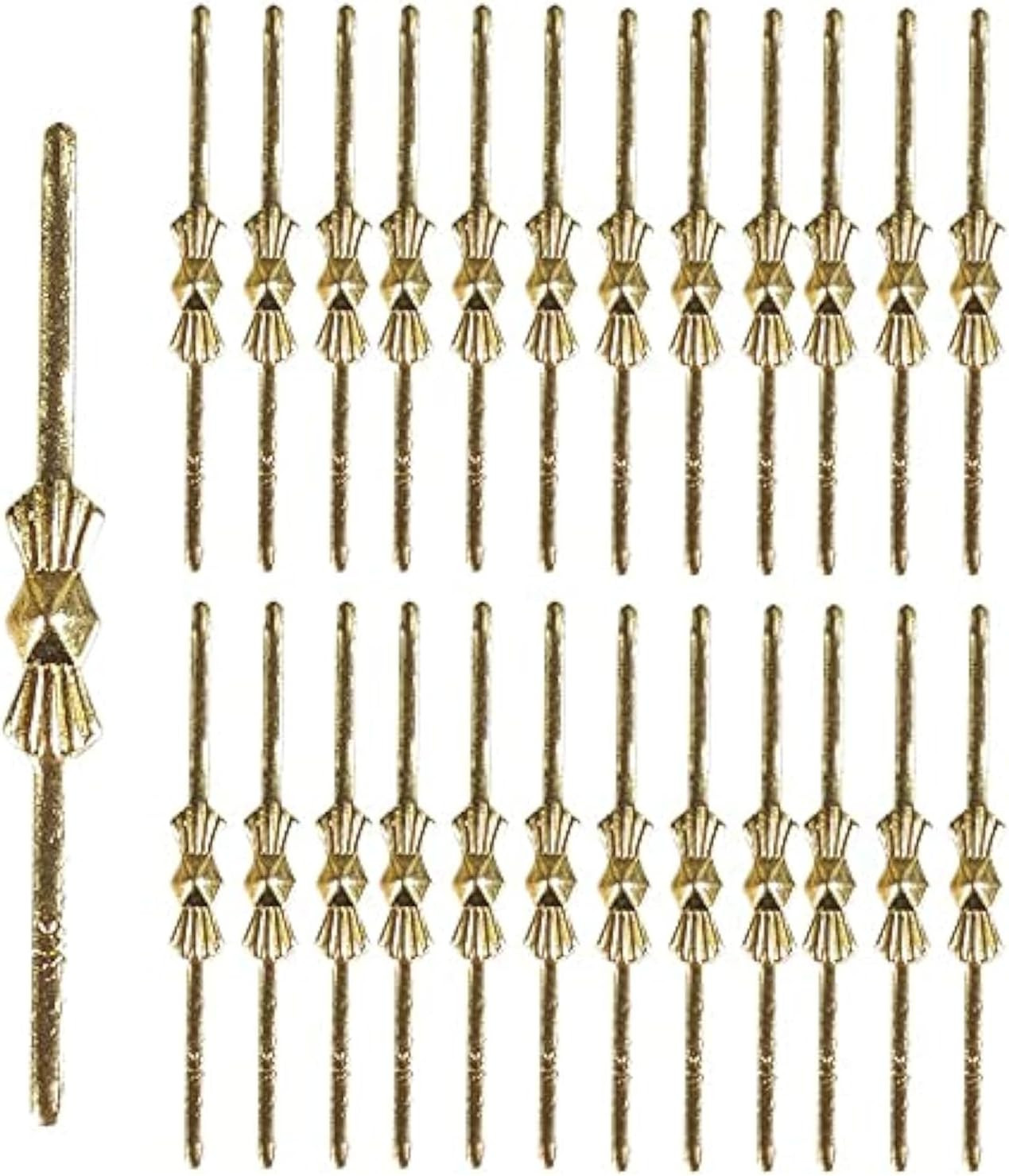 300Pcs Bow Tie Crystal Connectors, Chandelier Connectors Clips Pins, Lamp Par...