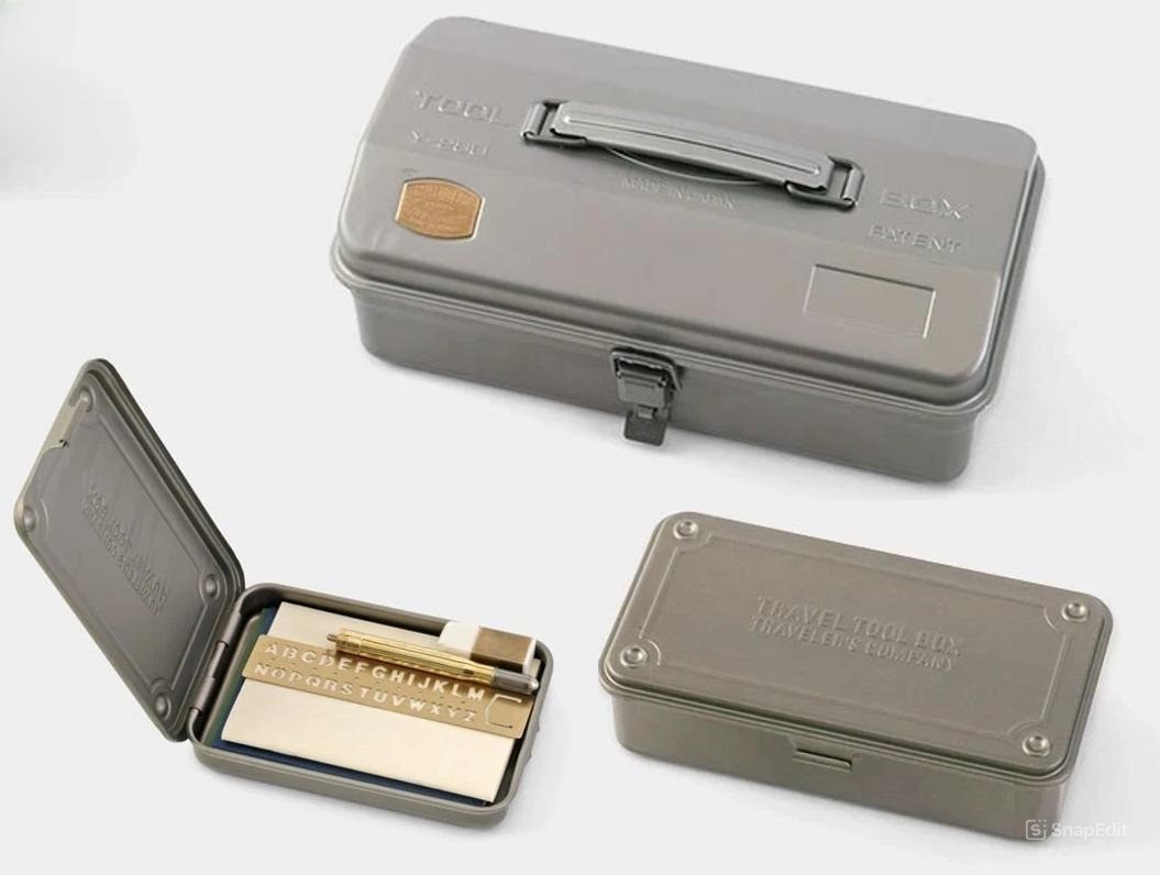 Toyo Steel × Traveler's Company Y-280/T-152/T-190 3Set Tool Box Solid Steel NEW