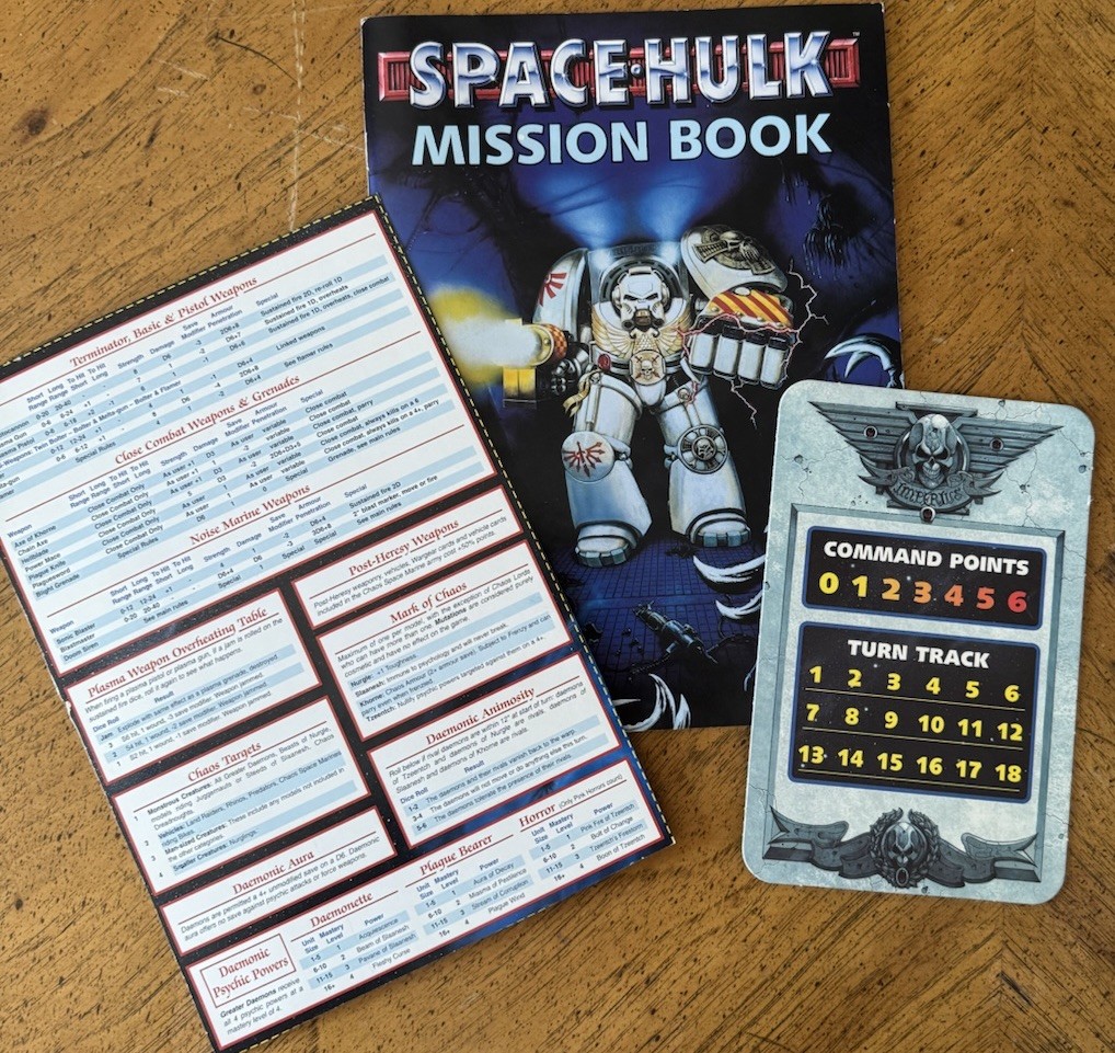 Warhammer 40K Space Hulk Mission Book & Reference Lot Games Workshop