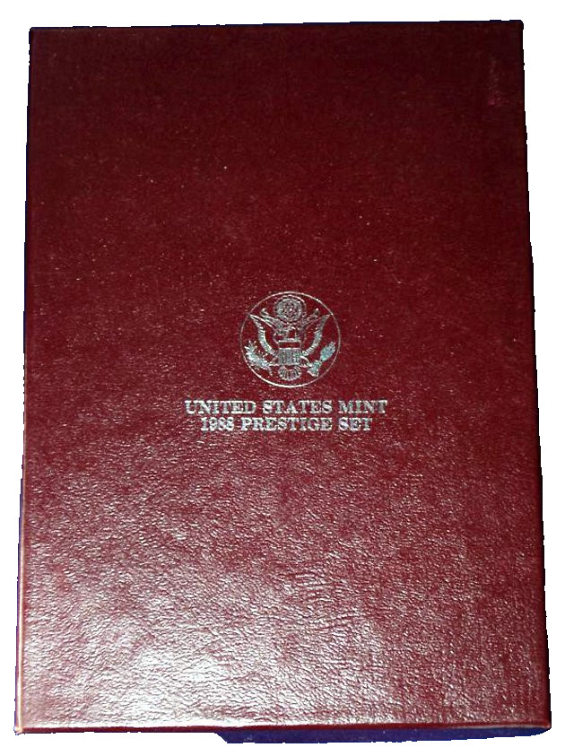 1988 PRESTIGE Proof Set U.S. Mint Made Complete & Original With Box/COA