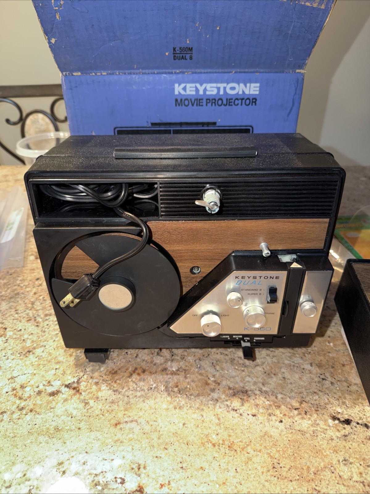 Vintage Keystone Dual K-560 8 MM Movie Projector parts only