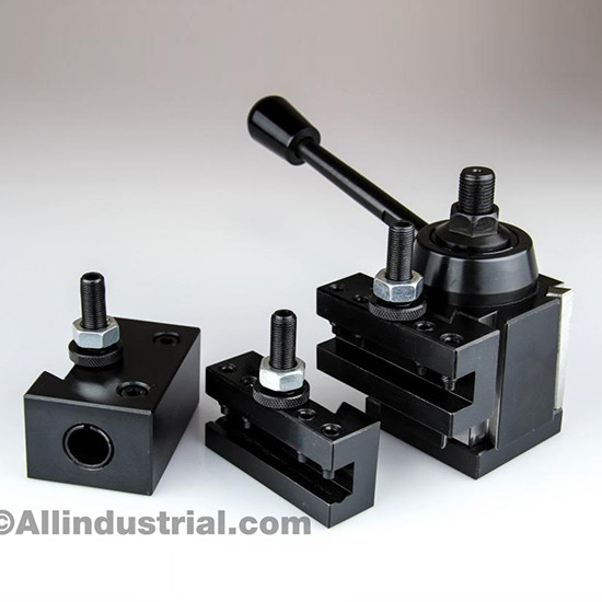 4 PC OXA WEDGE TOOL POST INTRO SET FOR MINI/HOBBY LATHES QUICK CHANGE TOOLING
