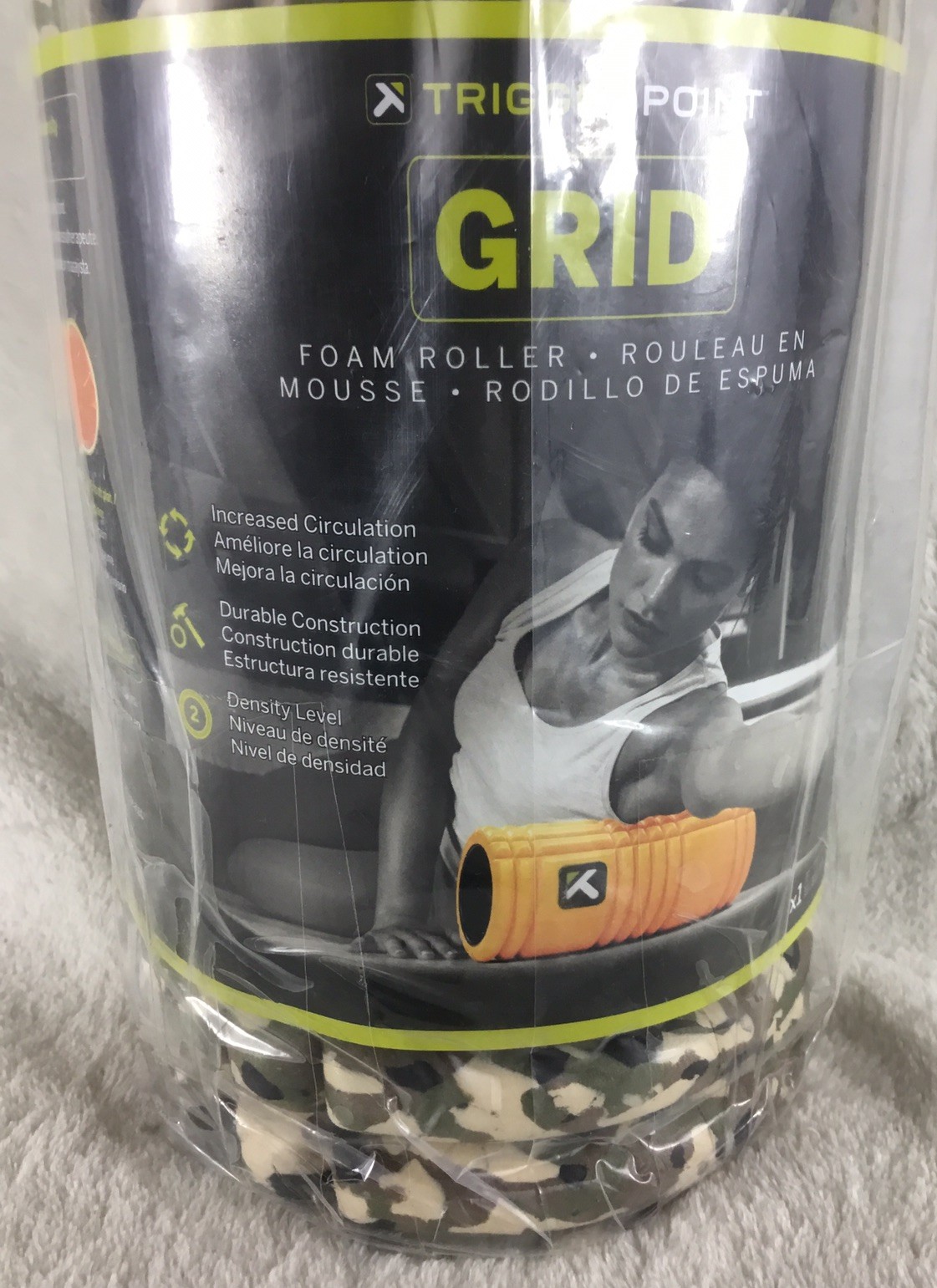 TriggerPoint Grid 1.0 Foam Roller 13" Extra Firm Density Deep Massage Roller