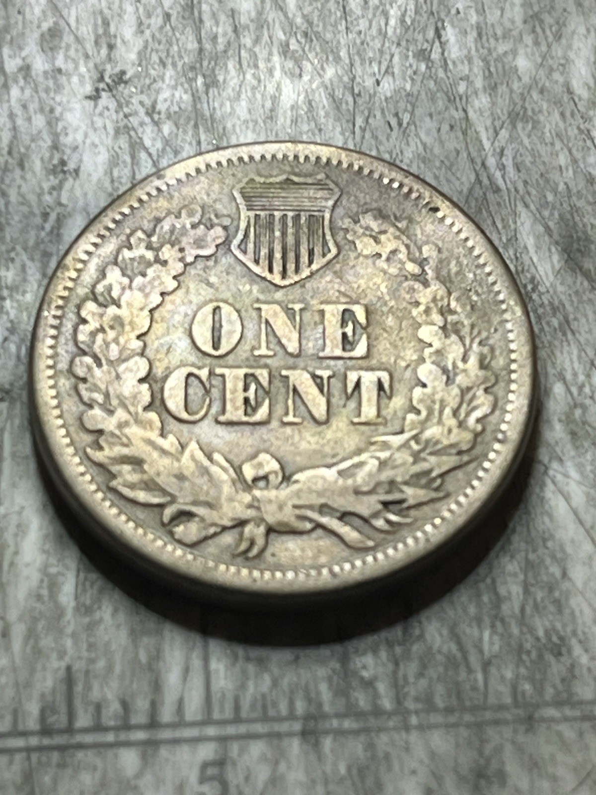 1860 Indian Head Bronze copper Sharp Very fine ++