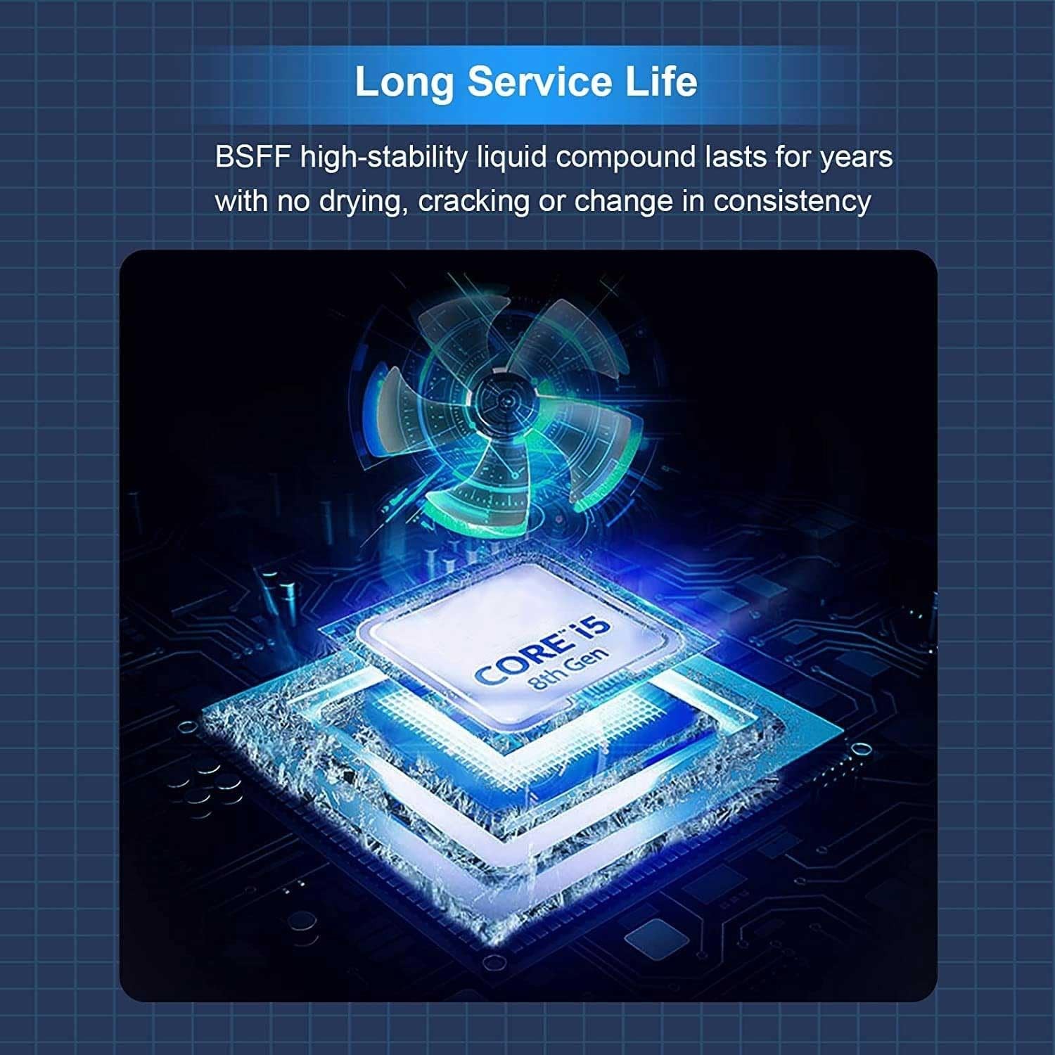 Thermal Paste CPU 1.8g with Toolkit for CPU GPU IC and Heatsinks