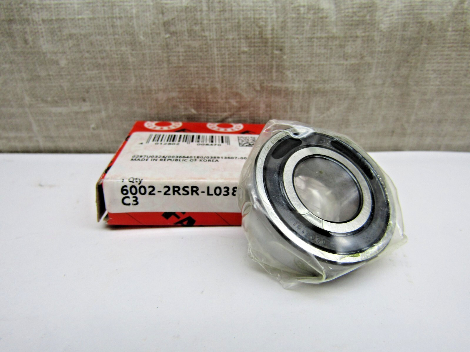 FAG 6002-2RS C3 15mm x 32mm x 9mm Sealed Bearing