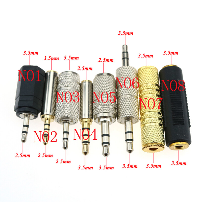 3.5mm 2.5mm Audio Adapter Connector Extension Plug Converter 2.5 3.5 Male Female