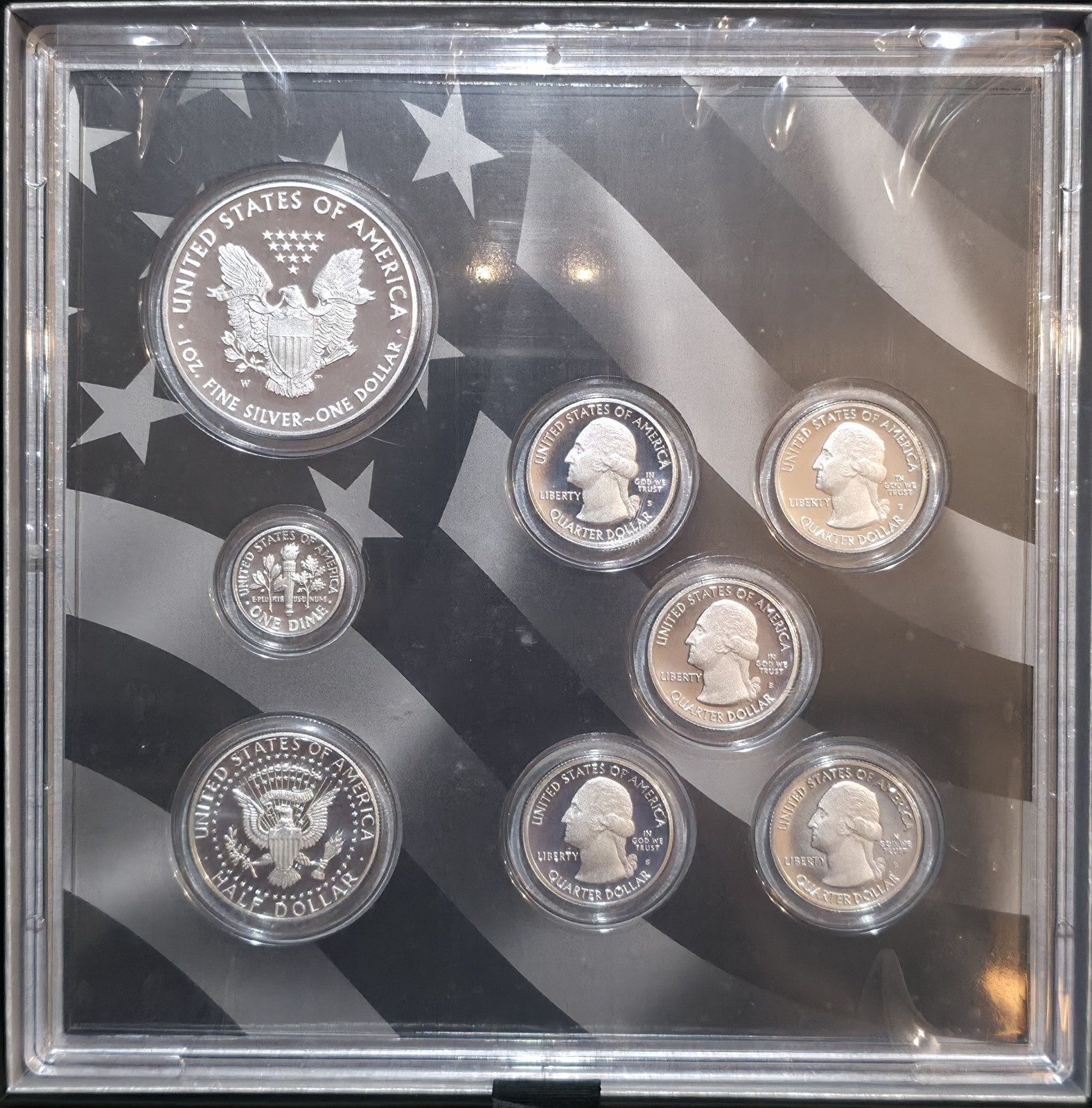 2013 Limited Edition US Silver Proof Set Complete w/ Box COA SK#a