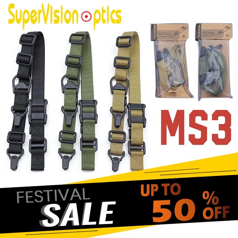 Magpul MS3/MS4/MS1 GEN2 Multi-Mission Sling System MAG514,Black - Coyote- Ranger