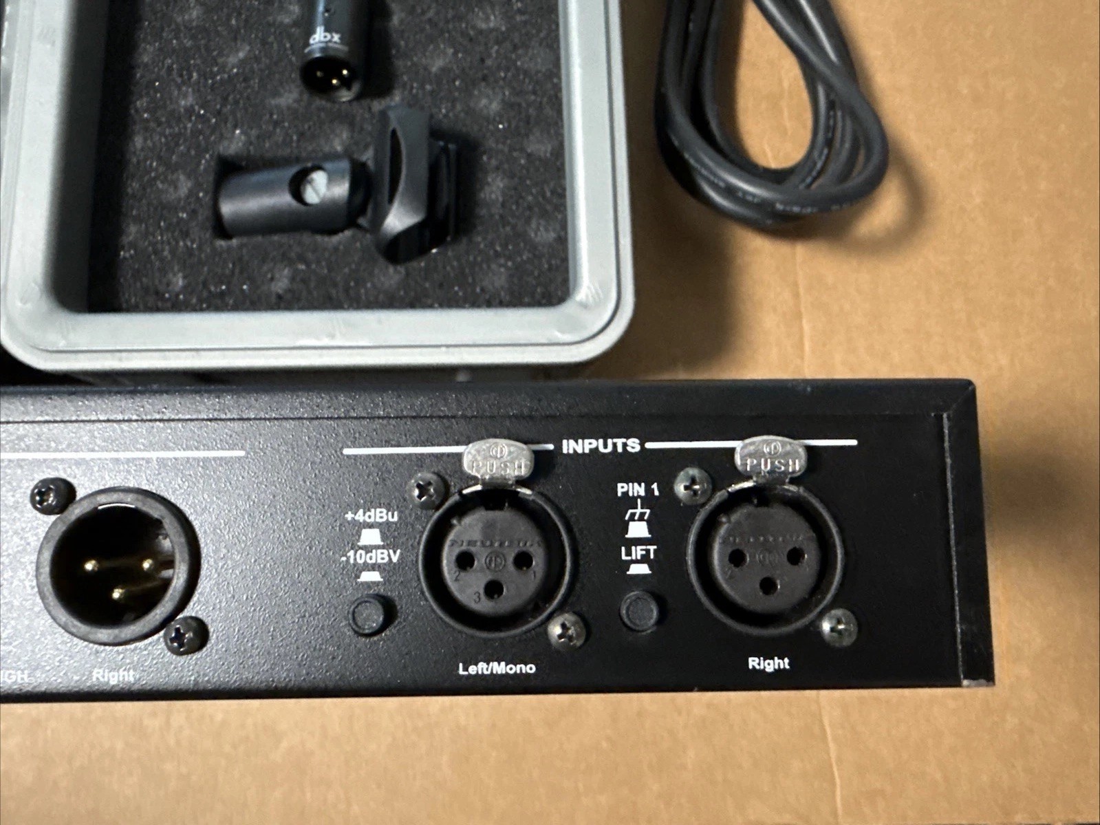 dbx DriveRack PA Complete Eq & Loudspeaker Control System w/ dbx Omni Mic