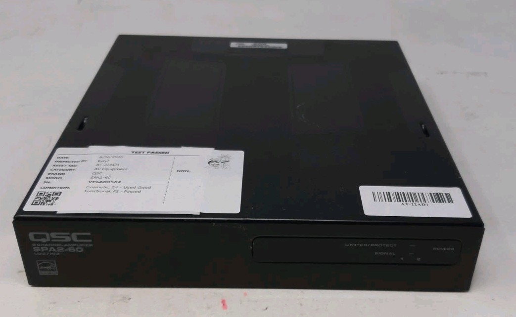 QSC SPA2-60 Dual Channel System Power Amplifier
