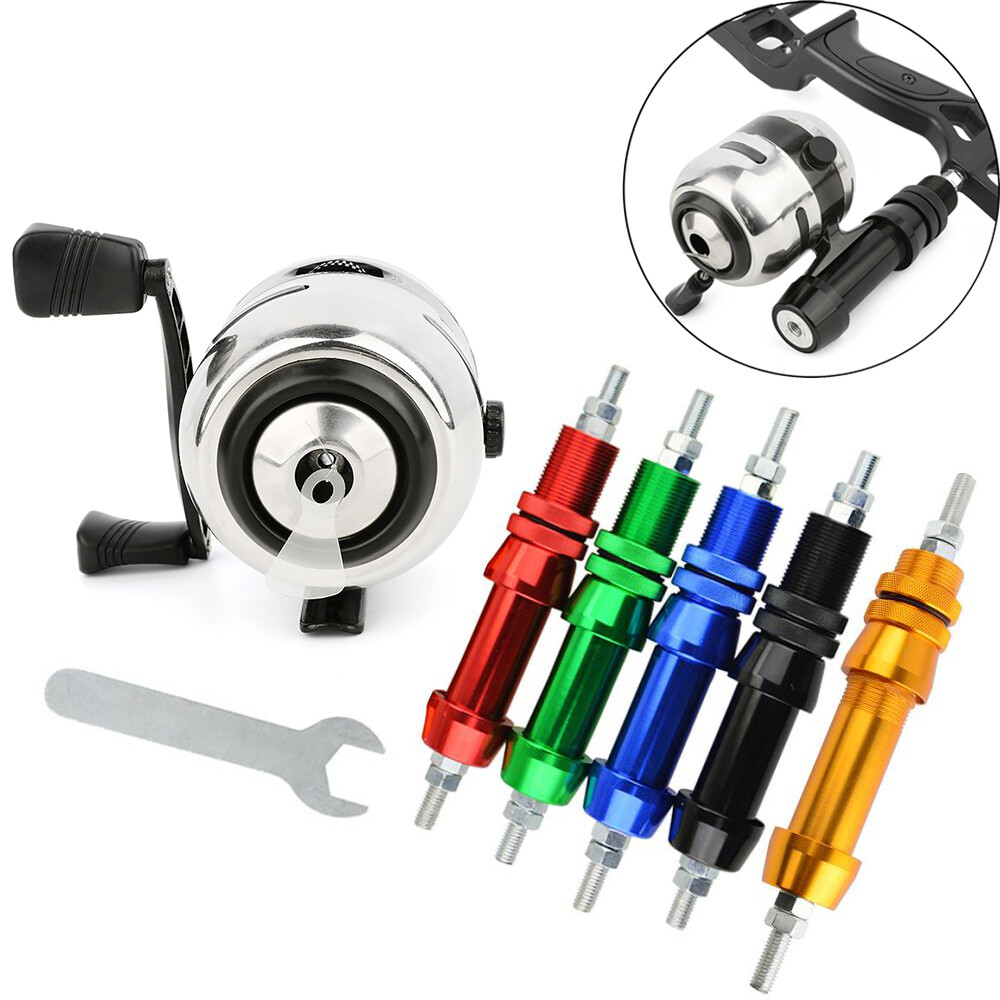 5 colors Archery Bowfishing Reel Set Bow Spincast Reel Seat Line Hunting Fishing