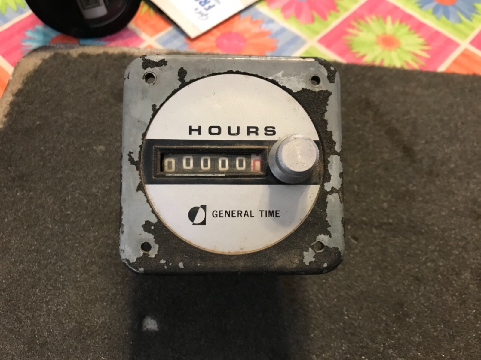 Vintage Aviation Haydon Electrical Instrument ER30 Manual Hours Meter 120 V 60 C