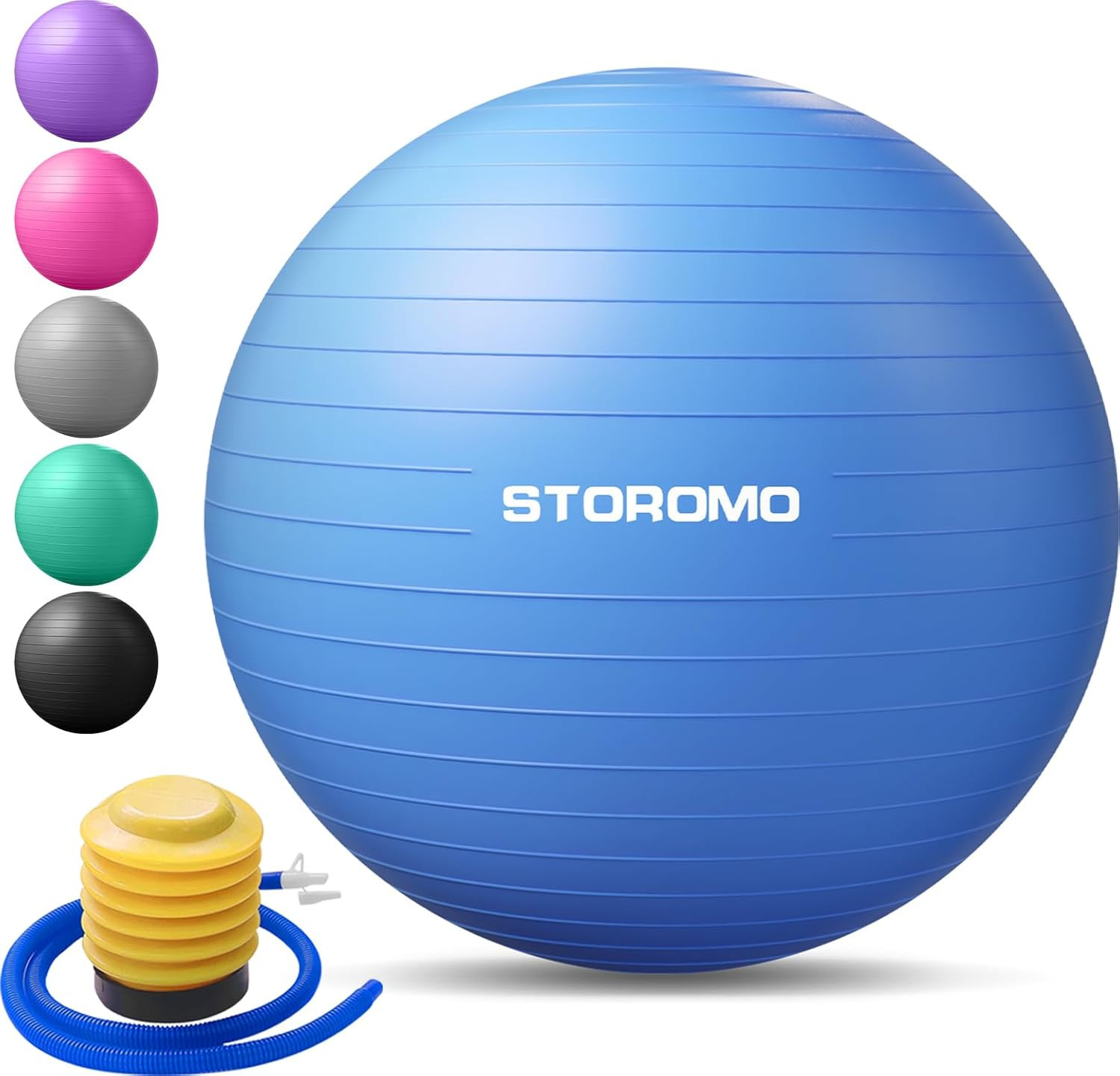 Anti-Burst Pregnancy Exercise Ball – High Weight Capacity Stability Ball for Yog