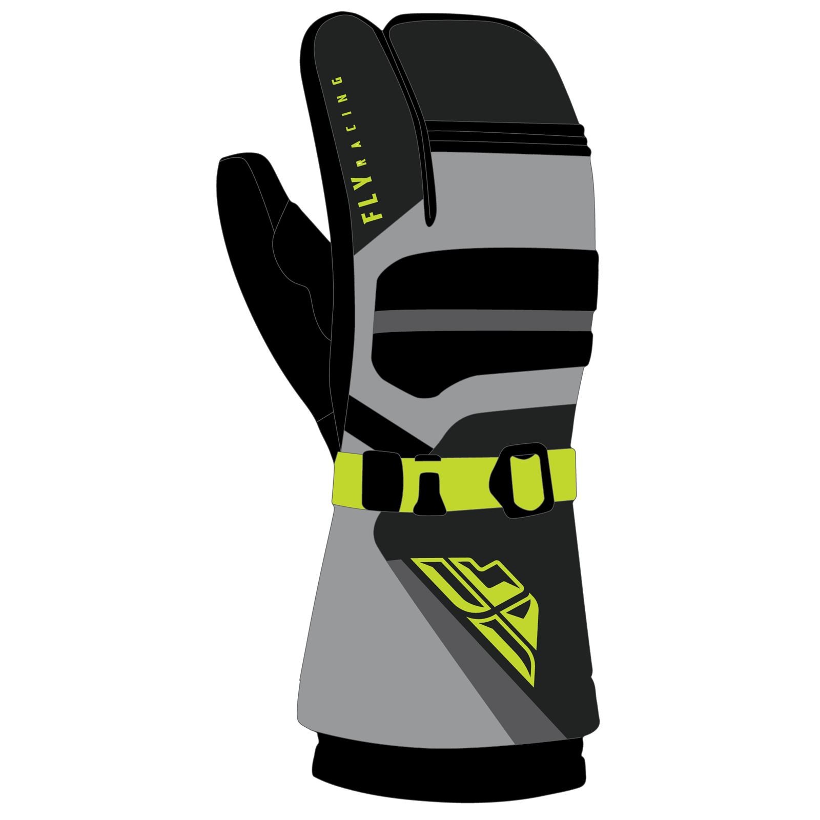 Fly Racing Ridgeline Claws - Black/Grey/Hi-Vis - 2XL 363-39122X