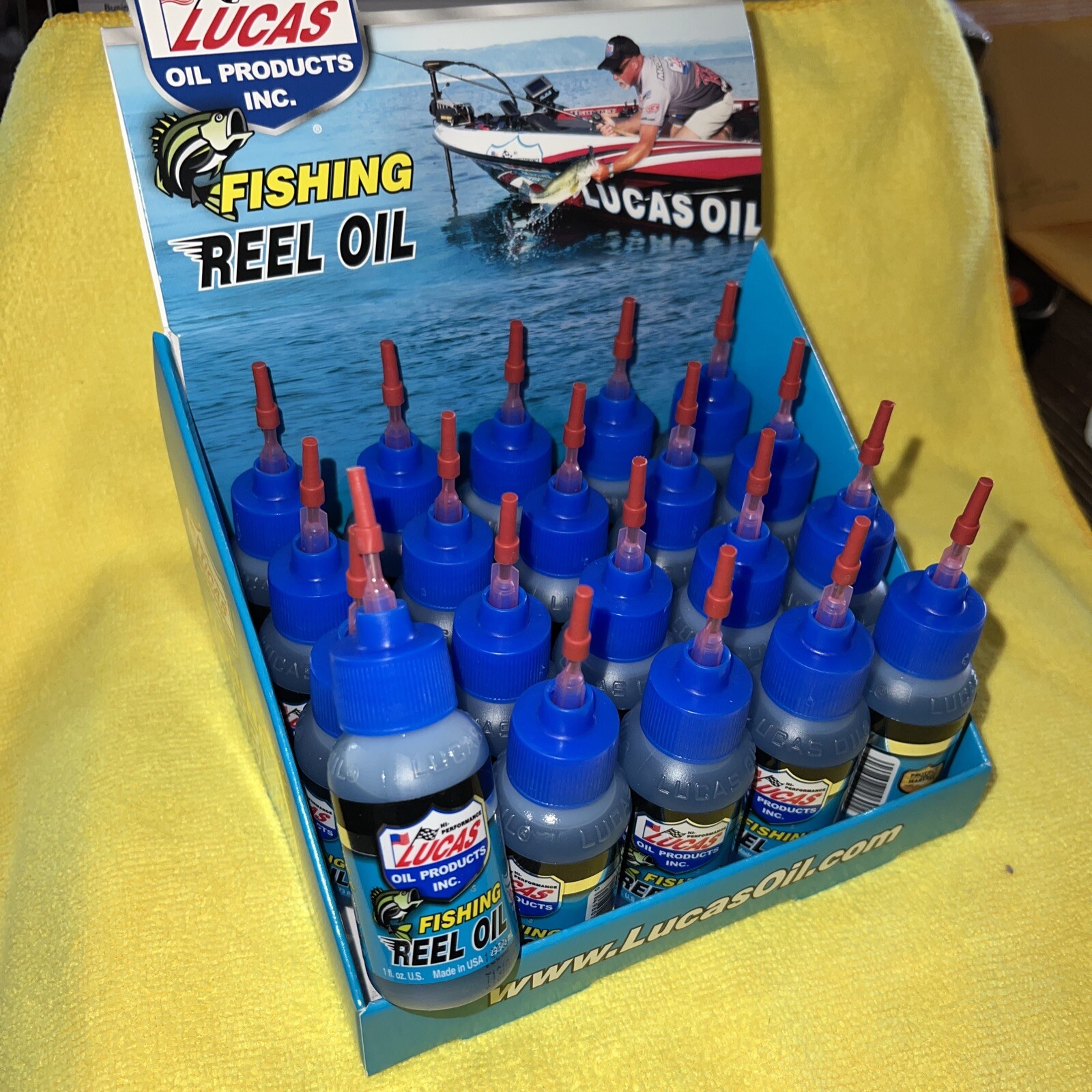 lot of 20 Lucas Fishing Reel Oil  1oz Needle Oiler 10690  Knife Marine Boat Rv