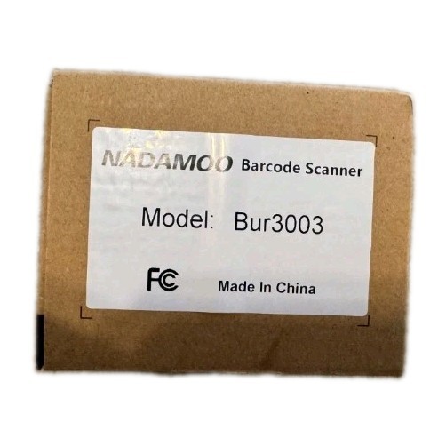 (NEW) NADAMOO BUR3003 Wireless Barcode Scanner BUR 3003 Open Box