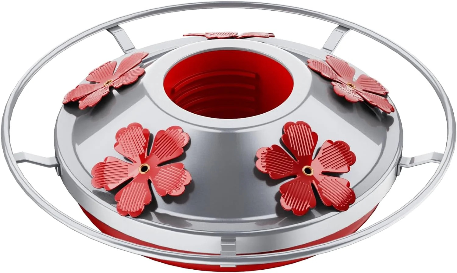 WOSIBO Hummingbird Feeder Replacement Bottom Base Replacement Part Includes Red