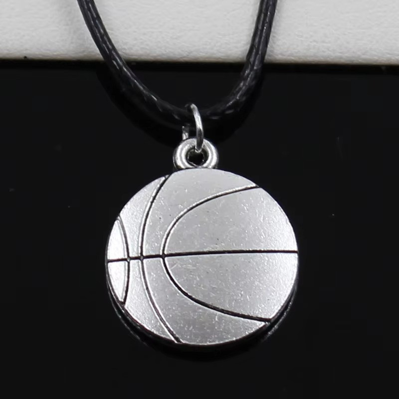 Fashion Pendant Double Sided Basketball Necklace Factory Price Handmade Jewelry