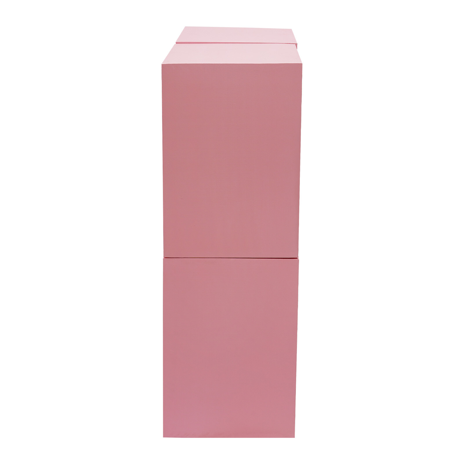 4 Pieces File Storage Box Desktop 16 Drawers Pink Wooden Storage Box