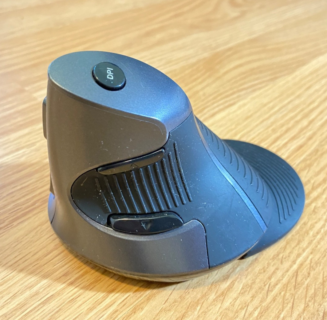 J-Tech Digital Wireless Vertical Mouse Ergonomic USB w/ Dongle - Works