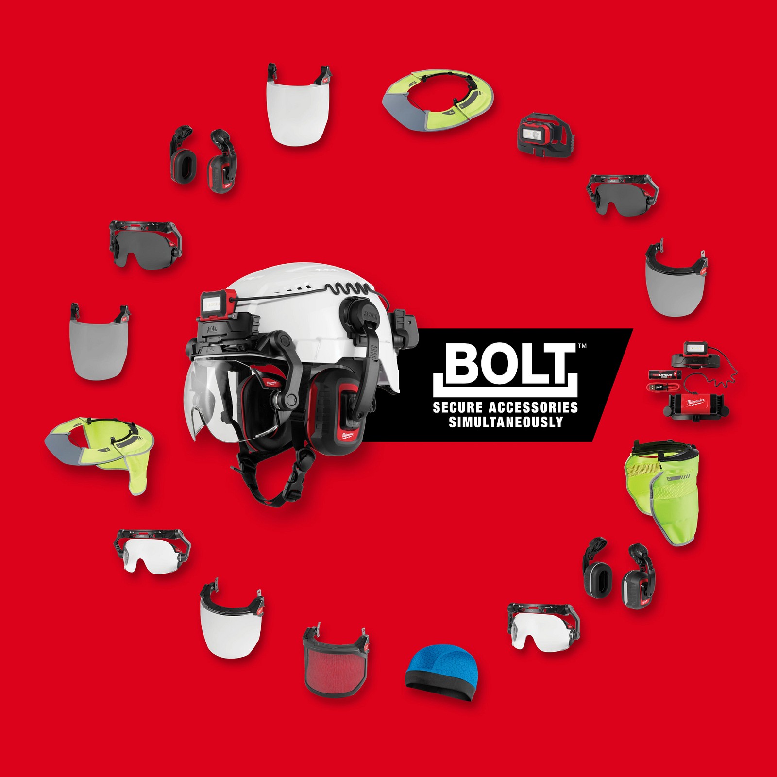 Milwaukee Tool 48-73-4545 Bolt Cooling Skull Cap