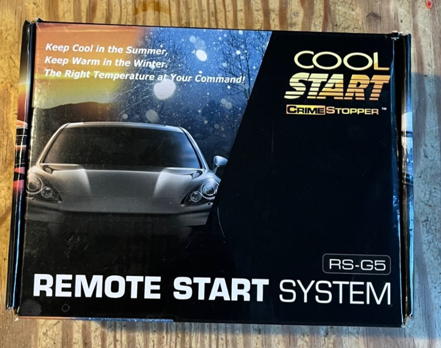 NEW Crimestopper Cool Start RS1-G5 1-Way, 1-Button Remote Start System