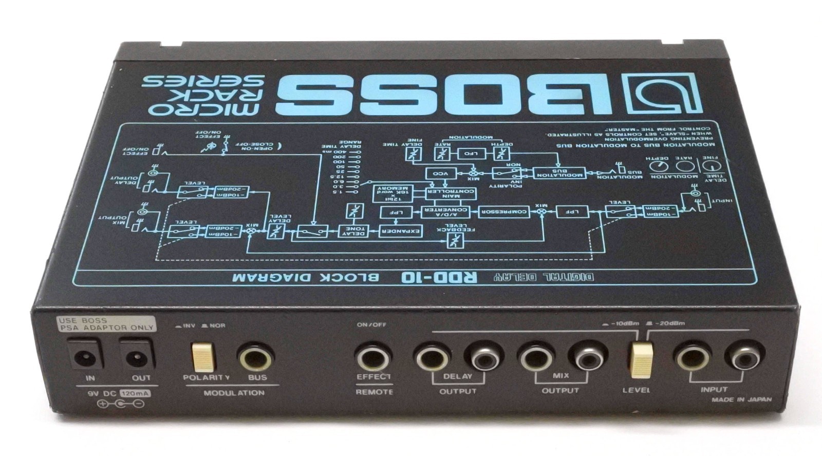 BOSS RDD-10 Digital Delay Micro Rack Guitar Effects Unit MIJ #57 DHL or EMS
