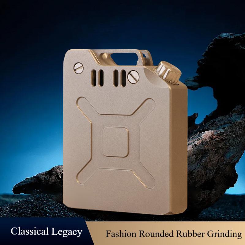 Creative CNC Fuel Lighter Mechanical Catapult Design Stainless Steel Refillable
