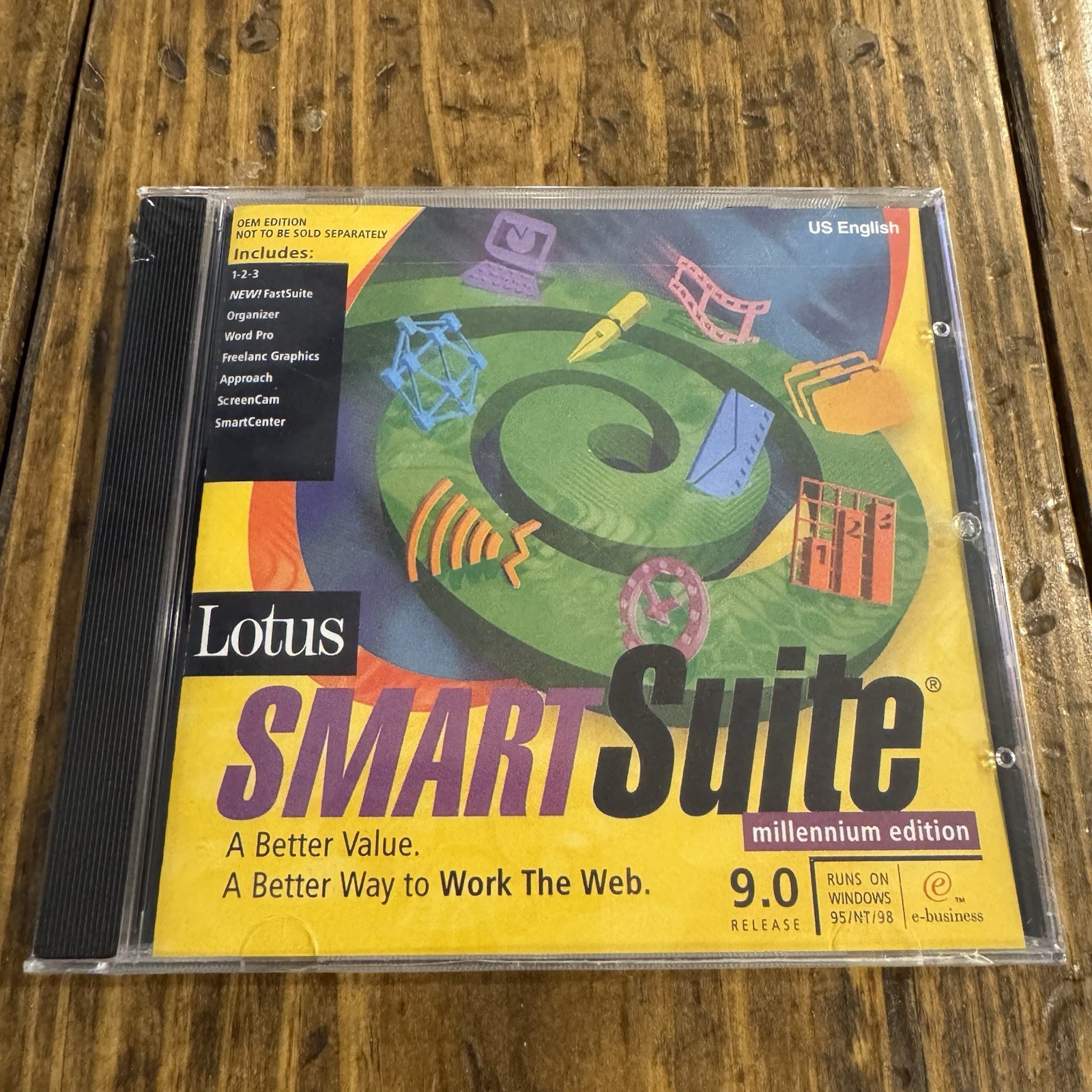 Lotus SMARTSuite Millennium Edition 9.0 Release OEM Windows 95 New Sealed
