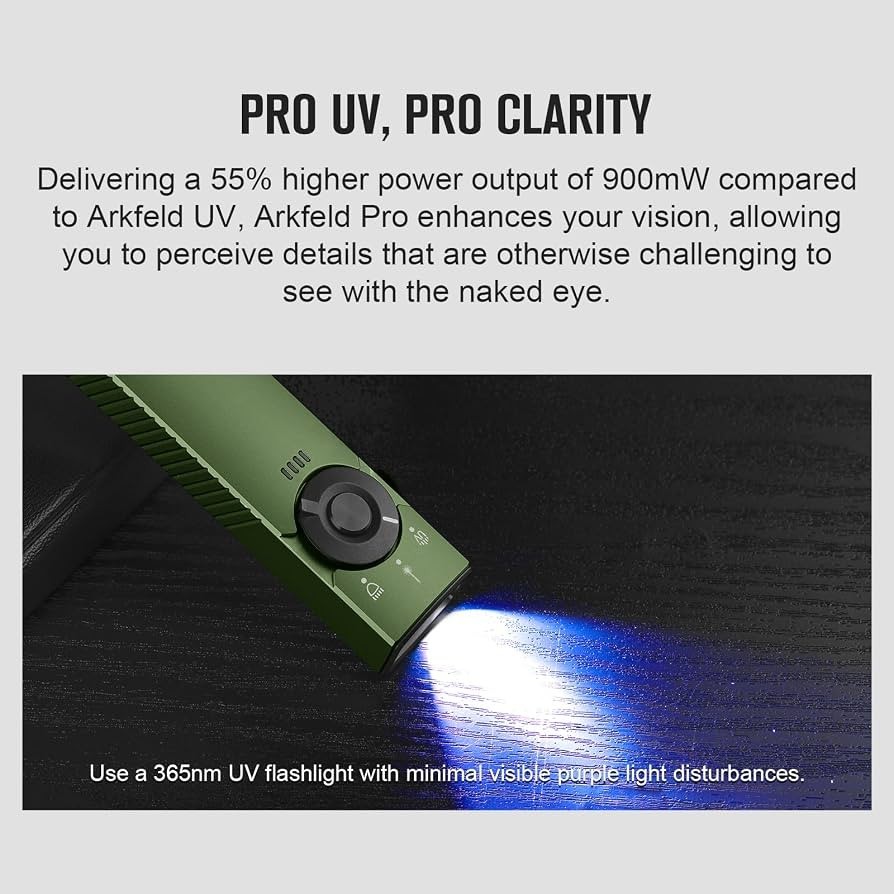 Olight Arkfeld Pro Rechargeable EDC Flat Flashlight OD Green