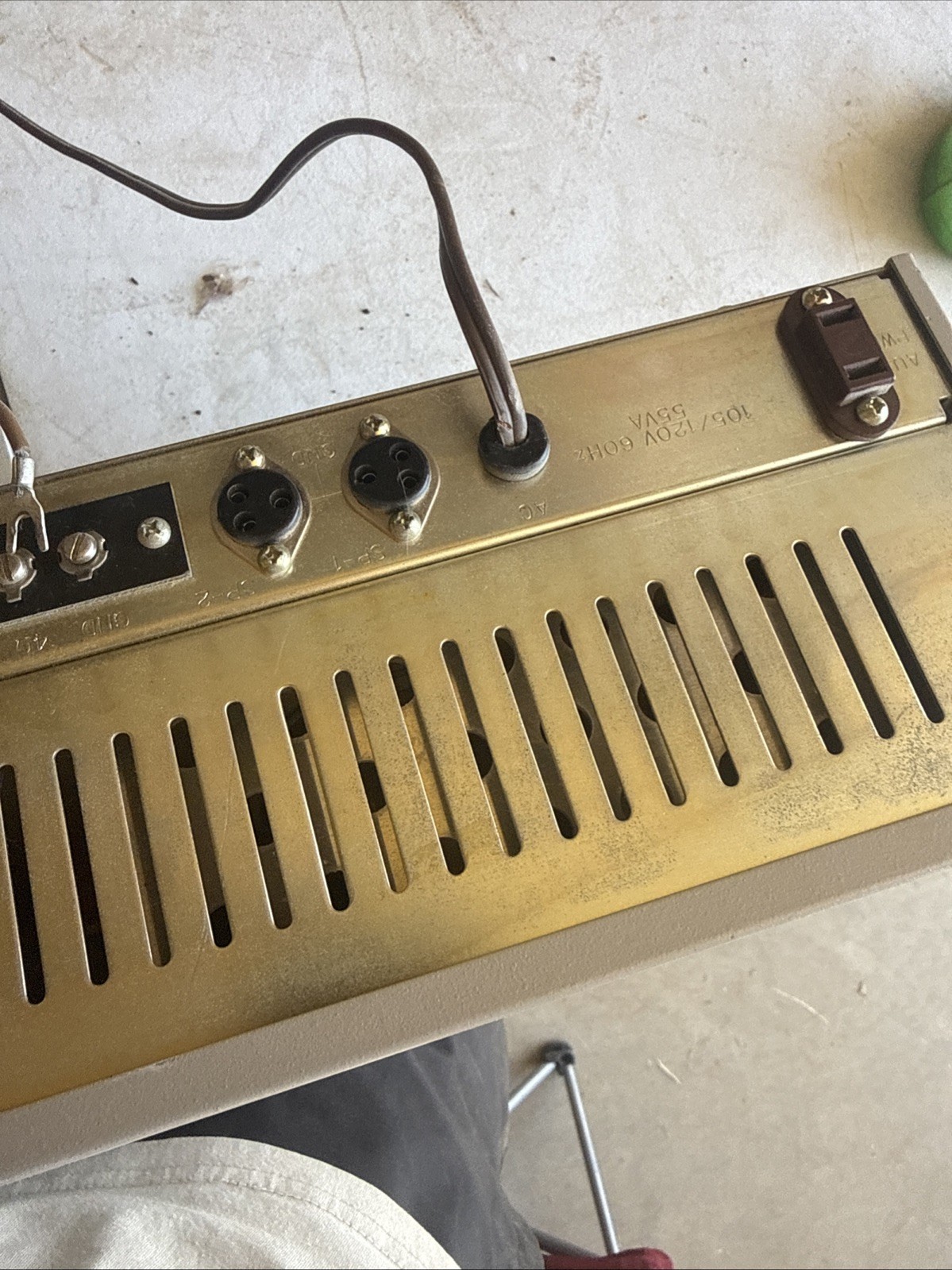Lafayette PA-25 Solid State Microphone/Phono Amplifier Powers On Untested