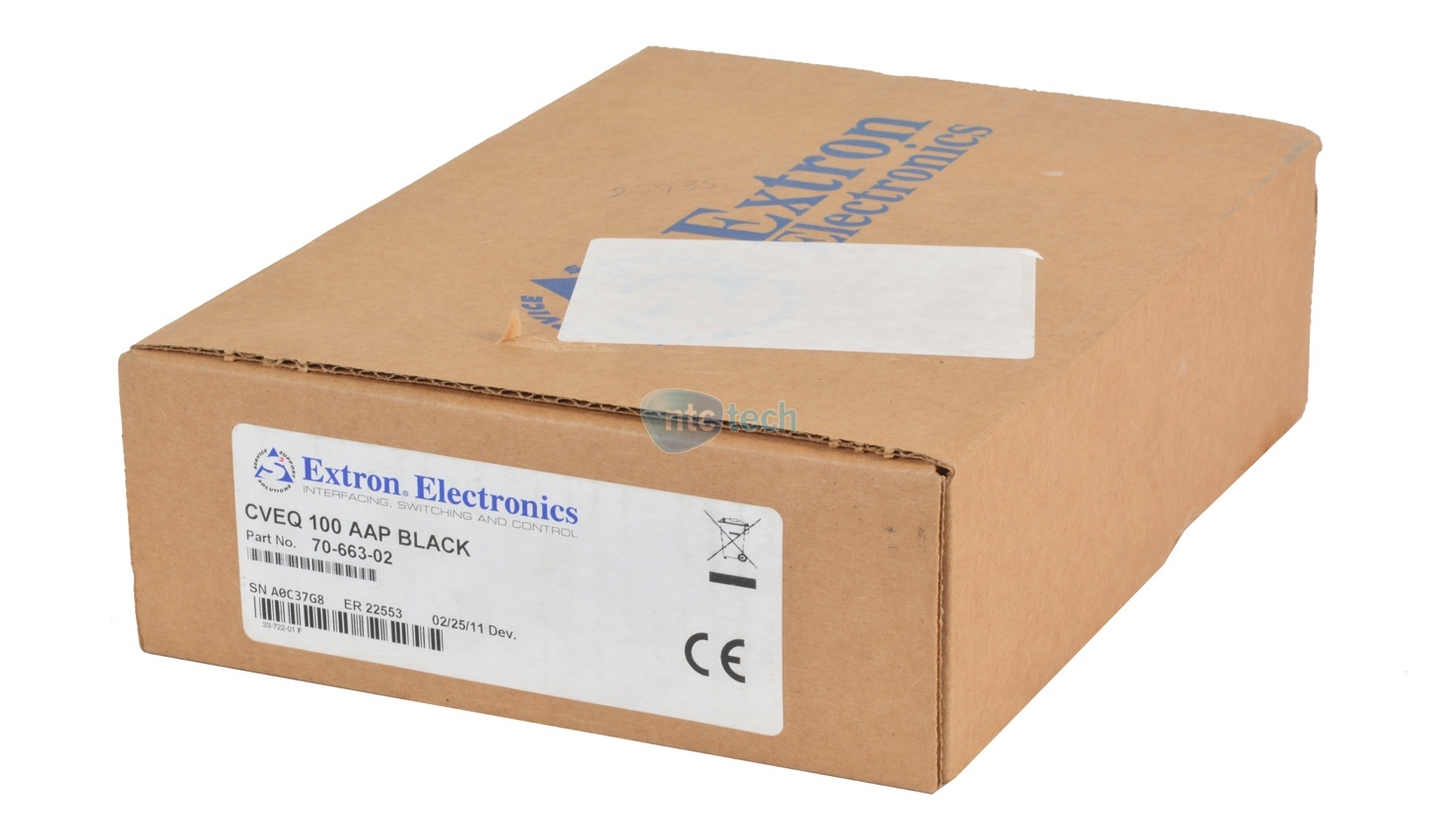 Extron CVEQ 100 AAP Composite Video and Audio Line Driver With Gain/Equalization